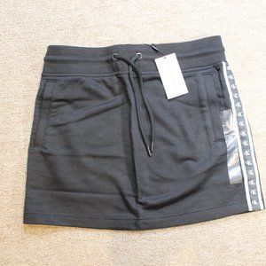 NEW Calvin Klein Women's Monogram Skirt, Black, S